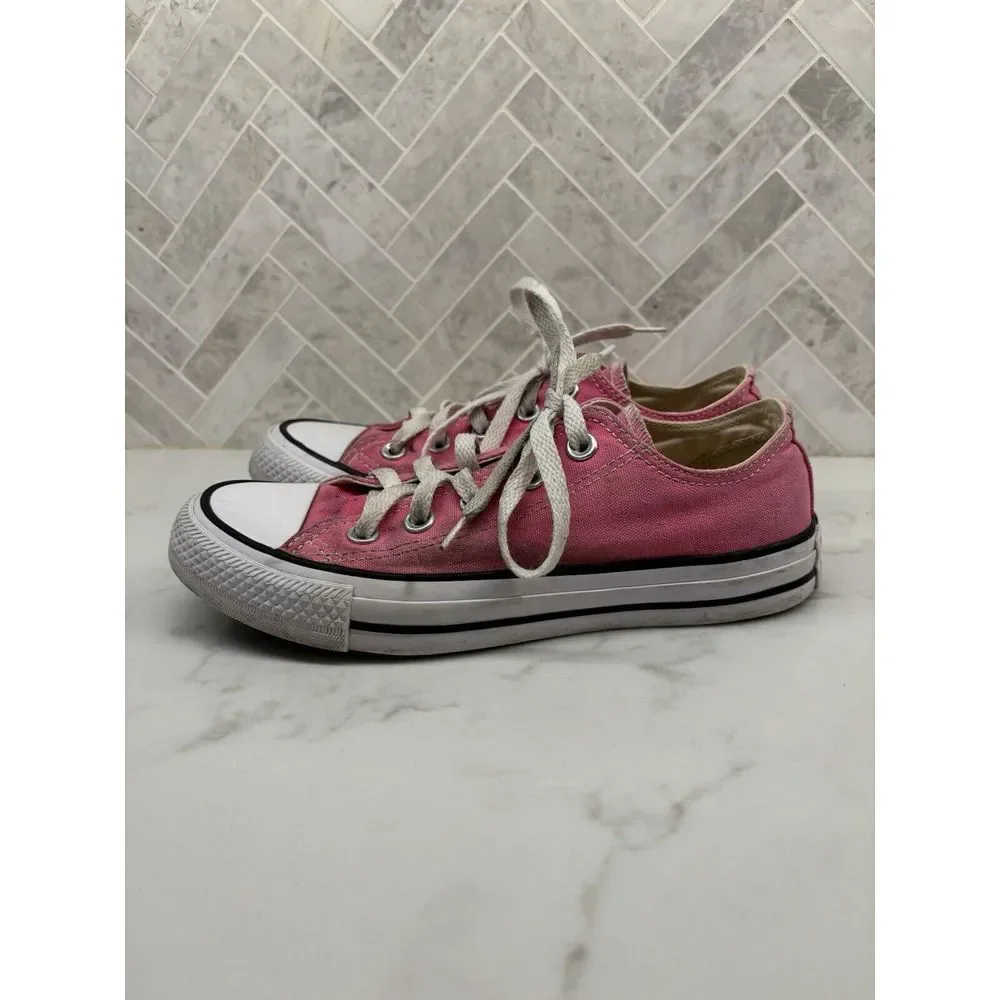 Converse Chuck Taylor All Star OX‎ Low Top Solid Bubblegum Pink Womens Size 6